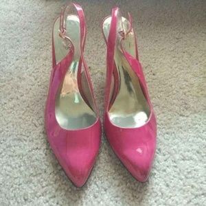 Hot pink heels
